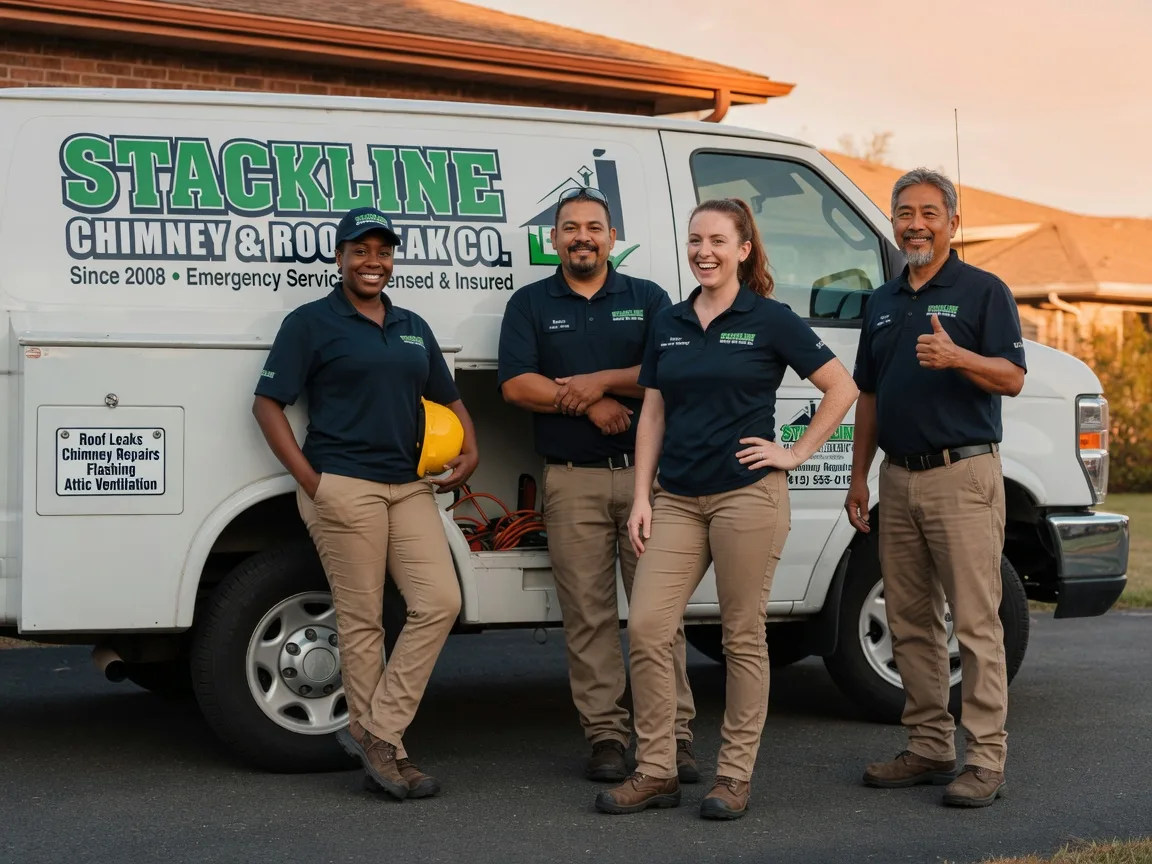 Chimney flashing repair company in Simms, TX